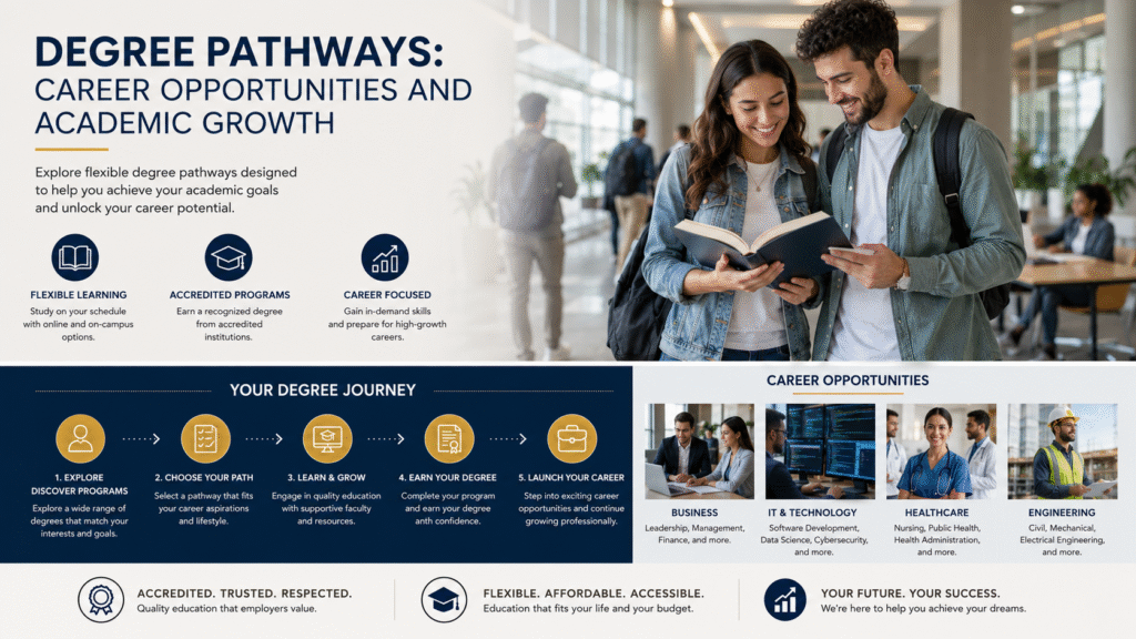 Degree Pathways: Career Opportunities and Academic Growth