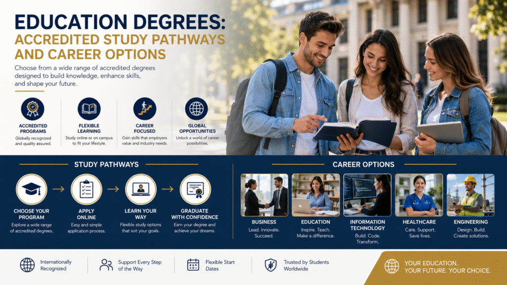 Education Degrees: Accredited Study Pathways and Career Options
