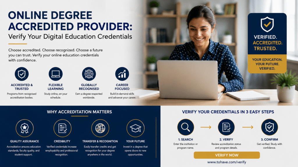 Online Degree: What to Know Before Choosing an Accredited Provider