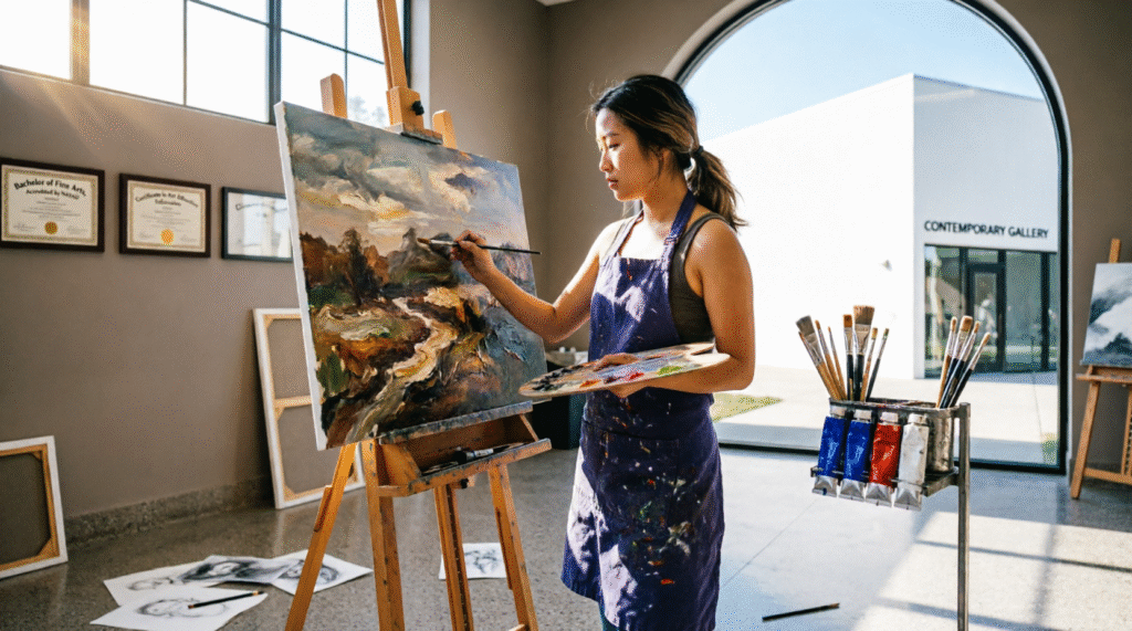 Painting Degree: Accredited Study Pathways and Creative Career Options